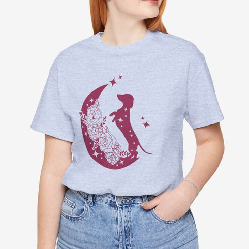 Cute Dachshund T-Shirt - Dachshund Moon Shirt